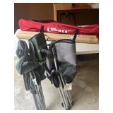 Outdoor lot including Golf Umbrellas