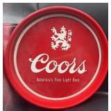 Vintage Coors Beer Serving Tray