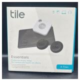New in Open Box Tile Essentials 4 Pack Trackers