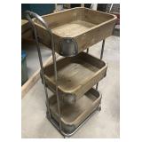 Vintage 3 Tier Utility Cart