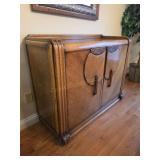 Gorgeous Antique Art Deco Waterfall Cabinet