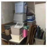 Large lot of Empty Storage Totes
