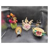 Vintage Porcelain Floral & Decor Estate Lot