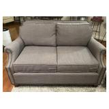 Craftmaster Furniture Nailhead Trim Gray Loveseat