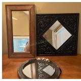 Lot of Small Wall Mirrors