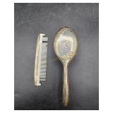 Gorham Sterling Silver Brush & Comb Set