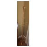 Vintage Mission Style Wooden Coat Rack