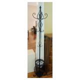 Black Metal Coat Rack Umbrella Stand