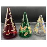 Gorham Christmas Tree Oil Lamps