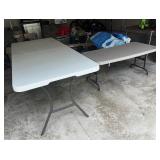 3 Garage Folding Tables