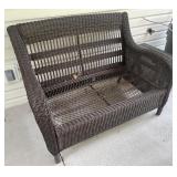 Wicker Patio Loveseat & Chair