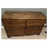 6-Drawer Solid Wood Double Dresser