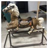 Vintage Wonder Horse Rocking Toy with Frame