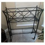 Rolling Metal Rack / Plant Stand
