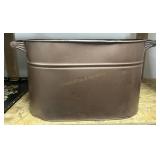 Vintage Copper Wash Boiler Tub