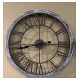 Rustic Style Large Wall Clock