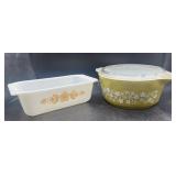 Vintage Pyrex Spring Blossom & Butterfly Gold