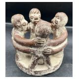 Vintage Circle of Friends Candle Holder Pottery