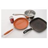 2 poêles et 1 chaudron