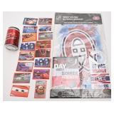 Lot d'autocollants Les bagnoles et trousse de