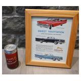 Publicité originale Chrysler, 1959, encadrée