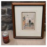 Impression de G. W. Birks, 4.5'' x 7'', encadrée