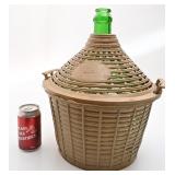 Tourie dans panier en plastique, 10 litres,