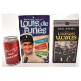 4 VHS de Louis de Funès