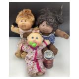 3 poupées Bout d'Chou, dont 1 avec certificat