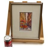 Aquarelle de F. Di Stefano, 3.75'' x 6'',