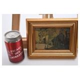 Anciene reproduction originale, encadrée,