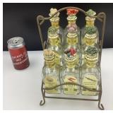 Pots d'épices avec support