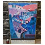 Affiche officielle d'exposition David Hockney: