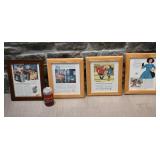 4 publicités originales, 1959, dont Kodak