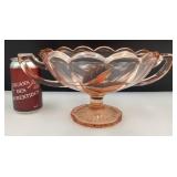 Bol à fruits en verre art déco, circa 1930