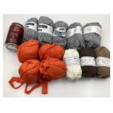 Lot de balles de guenille à tisser / crocheter