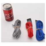 3 cbles USB à USB-C, neufs