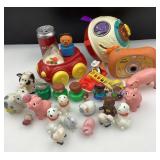 Lot de jouets, dont 2 Vtech et Fisher-Price 1984