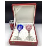 Ensemble de 2 verres Moses, en cristal