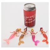 4 figurines de sirènes