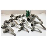 15 valves en acier inoxydable