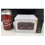 Haut-parleur stéréo sans fil (e)scpae, en bois,