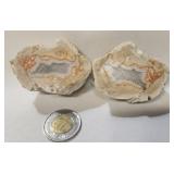 Géode du Mont Lyall, en deux moitiés