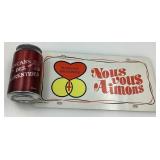 Plaque Nous vous aimons, de Marriage