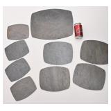 Assiettes de service en ardoise