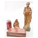 Lot religieux, dont sculptures