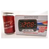 Cadran réveil matin Westclox, neuf