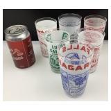 6 verres de collection thématique États-Unis