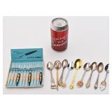 Fourchettes à cocktails et cuillères de