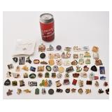 Lot d'épinglettes de collection